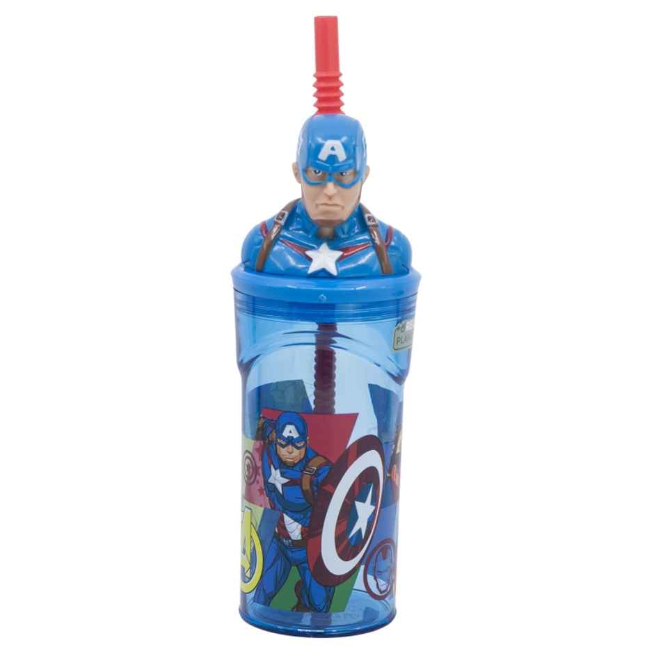 Striders 3D Figurine Tumbler Avengers Seven Wonders Captain America