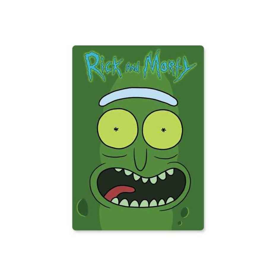 House of Festivals Pickle Rick Face - Rick and Morty Official Sticker