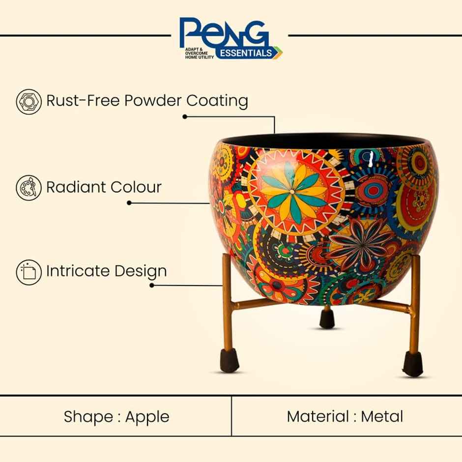 Peng Essentials Reva Home Dcor Vase With Stand I Desktop/Bedroom Corner Table/Home Dcor Centepiece