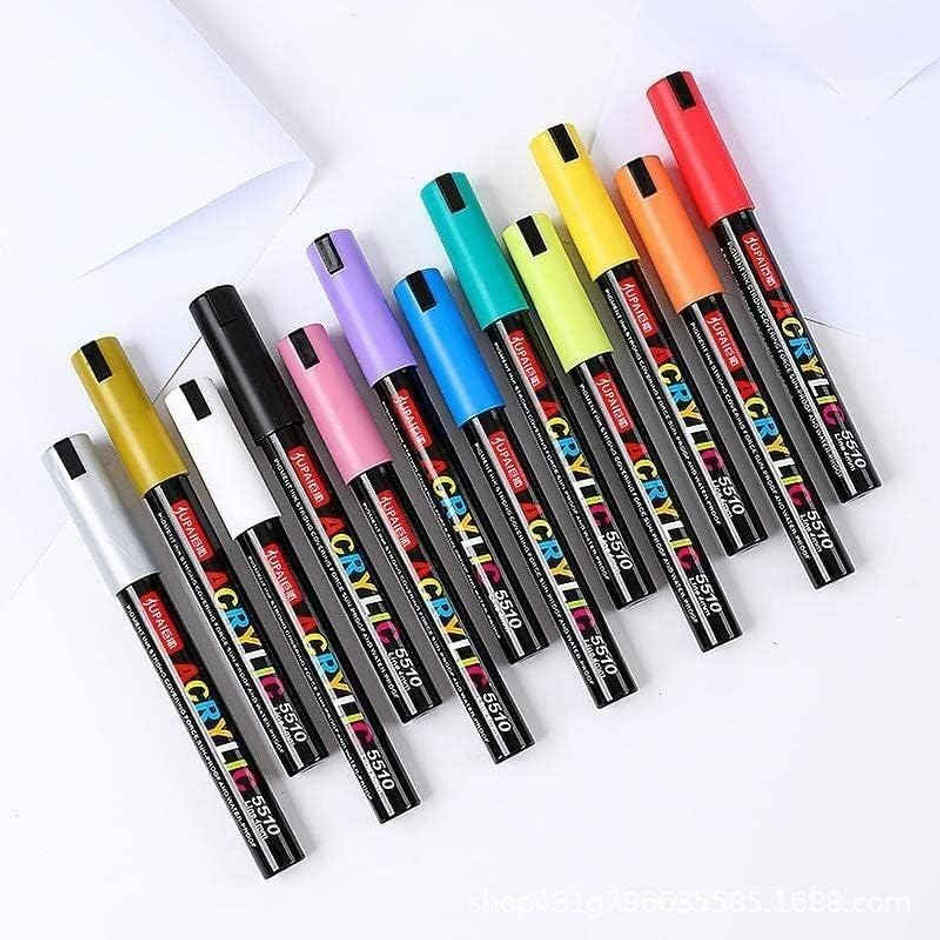 Abk Acrylic Paint Brush | 12 Pcs