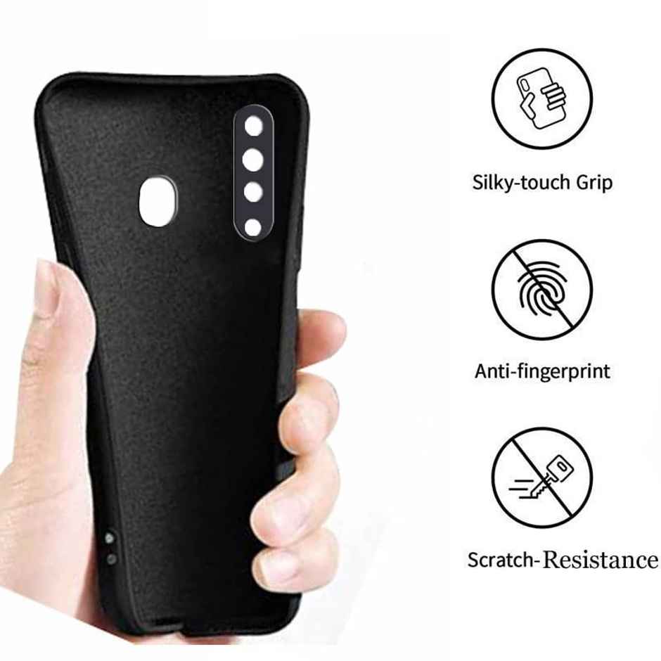 Artistque Case for Samsung Galaxy M30 Back Cover - Plain Liquid Silicone