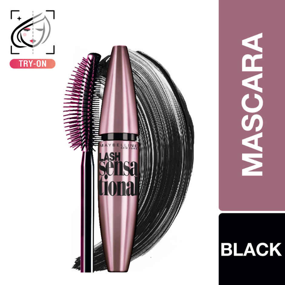 Maybelline New York Lash Sensational Waterproof Mascara, Black