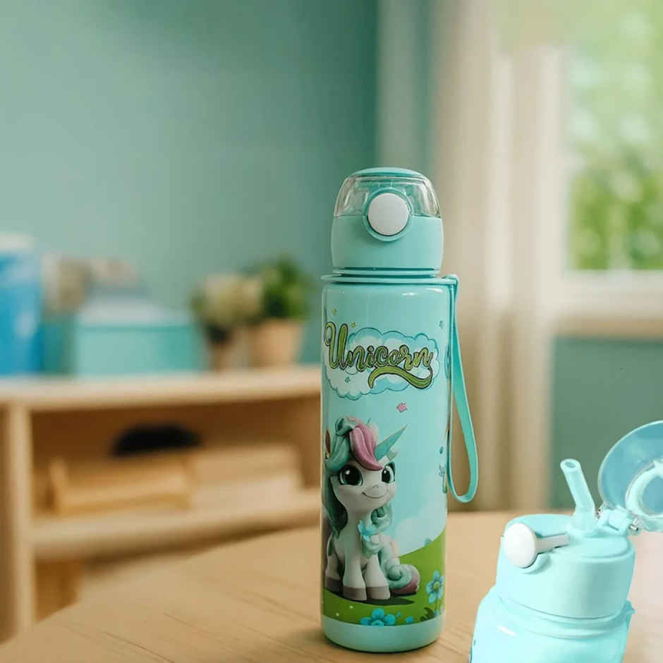 Fablue Unicorn Sipper Kids Bottle | Green