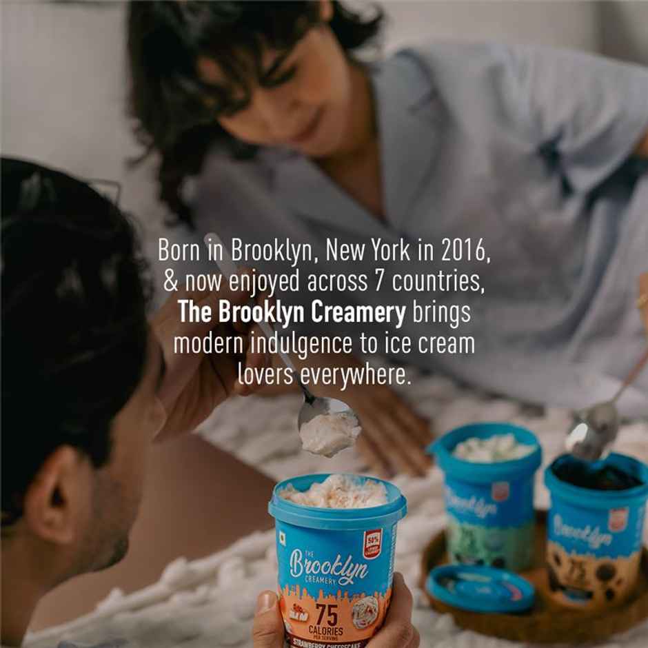 The Brooklyn Creamery Belgian Chocolate Mini Ice Cream Cone | Low Calorie Zero Added Sugar