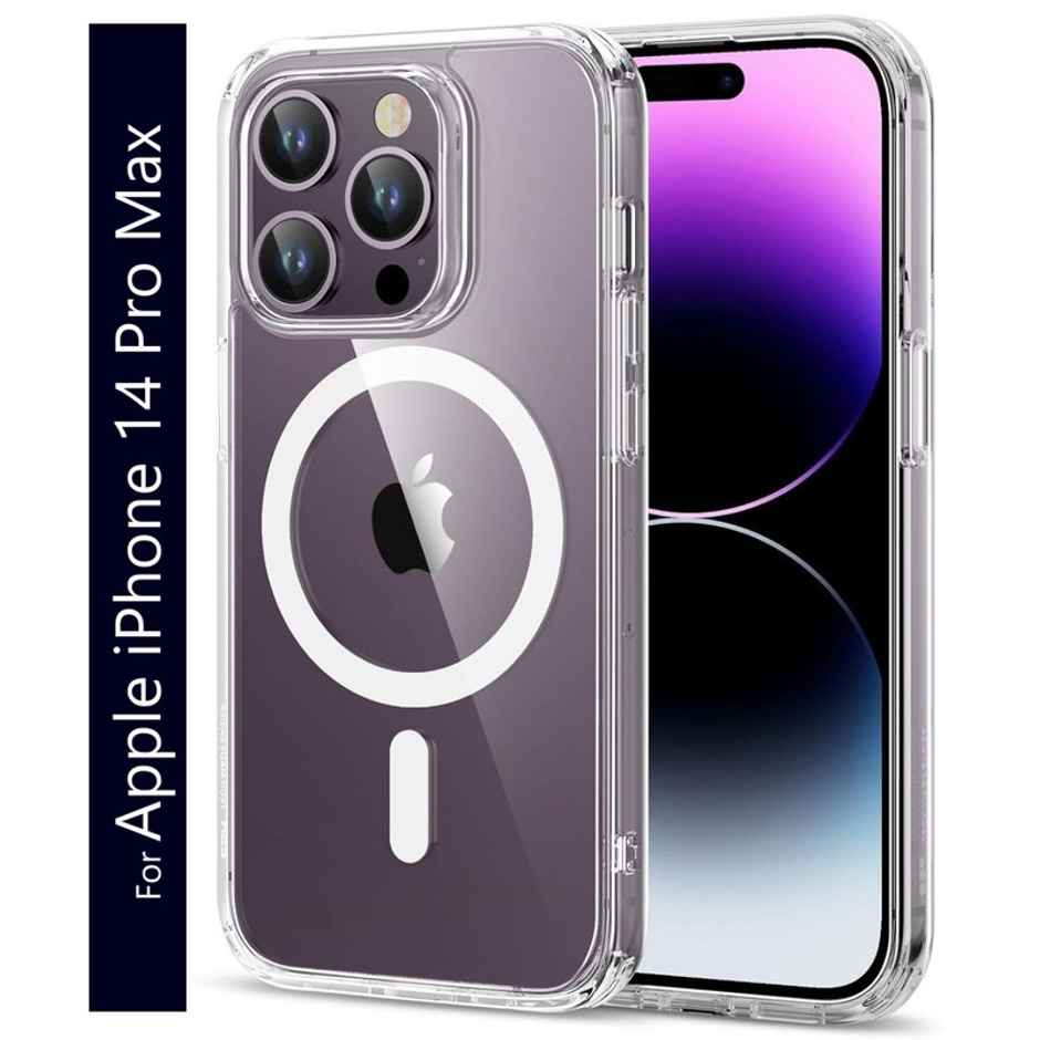 Kwine Case Apple iPhone 14 Pro Max Back Cover - Magsafe Case - Transparent