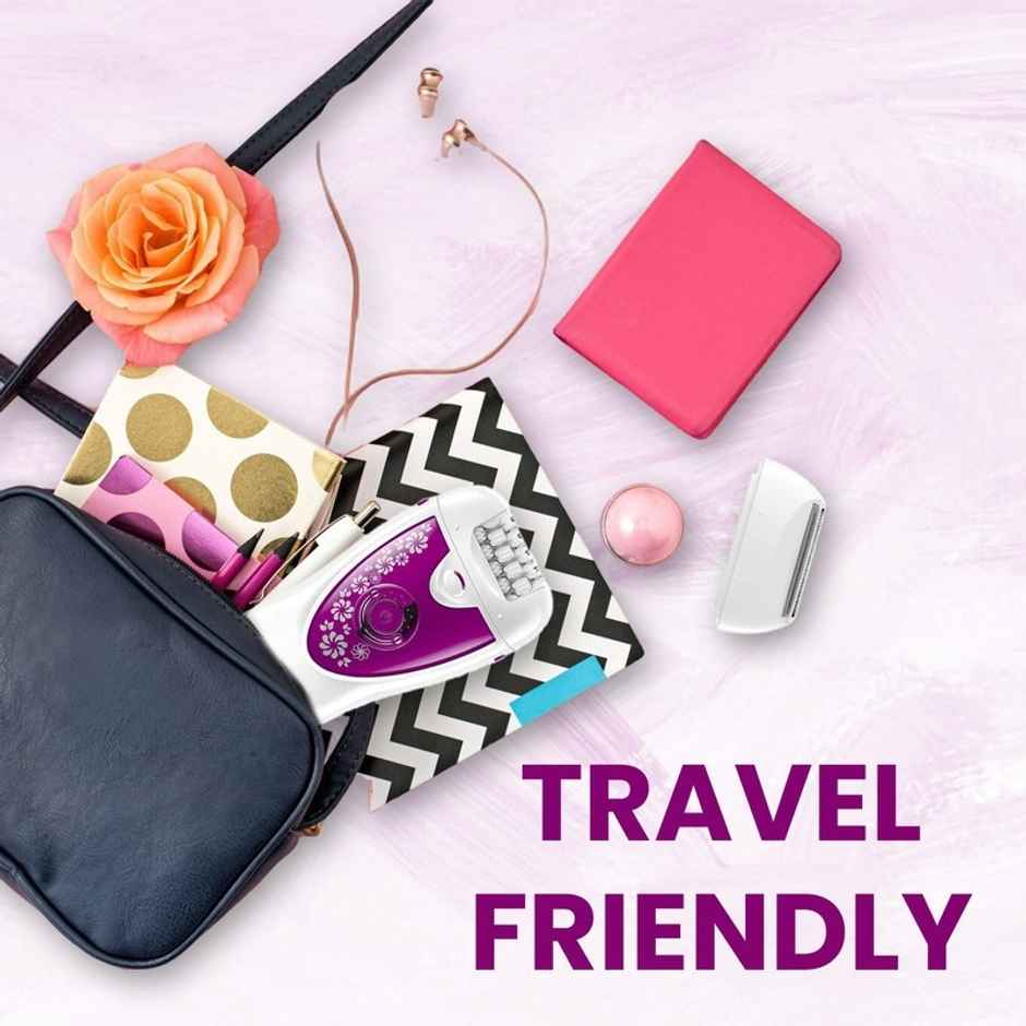 VGR V-722 2-in-1 Cordless Epilator & Shaver | Wet/dry Use | 35min Runtime | Pink