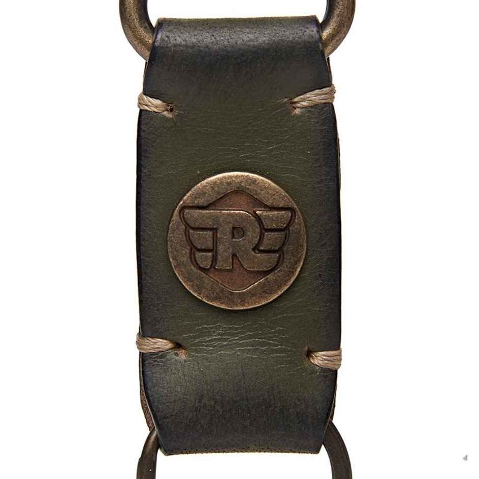 Royal Enfield Leather Key Chain | Olive