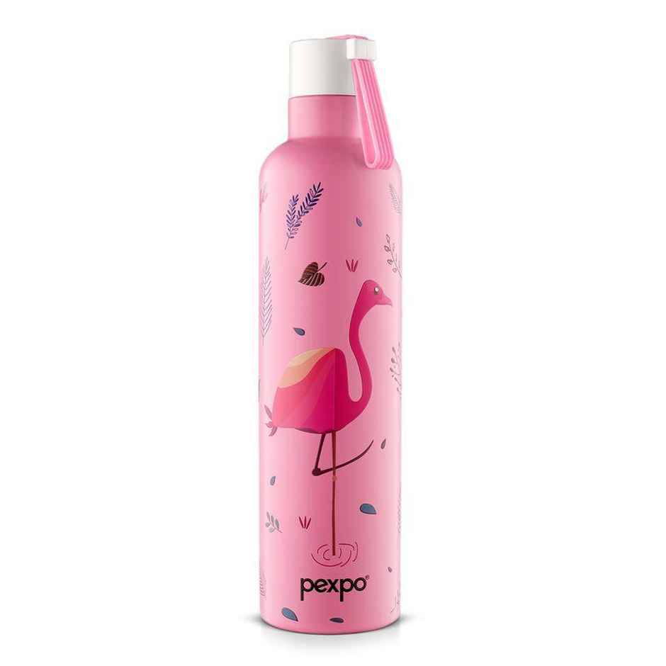 Pexpo 24 Hrs Hot & Cold Isi Certified Oslo With Printed Design Vacuum Insulated Bottle 750 ml Flask