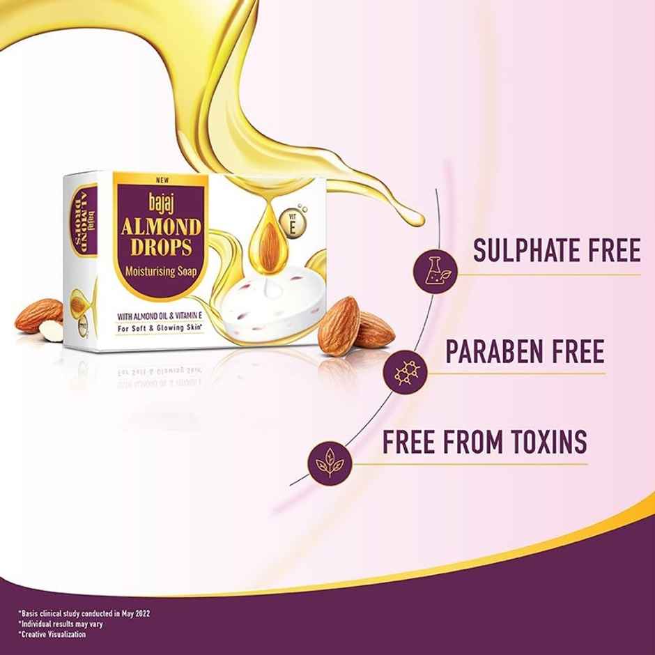 Bajaj Almond Drops Moisturizing Soap