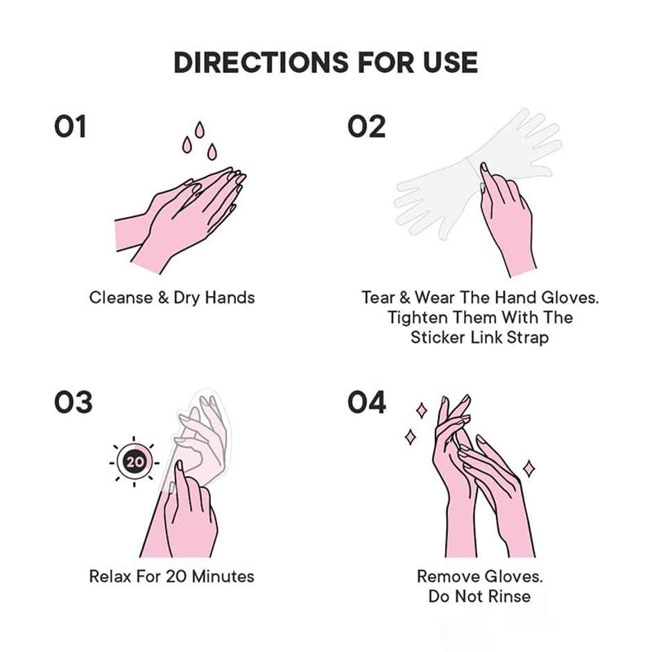 Quench Nourishing Manicure Hand Mask | With Mon Cherry Radiance