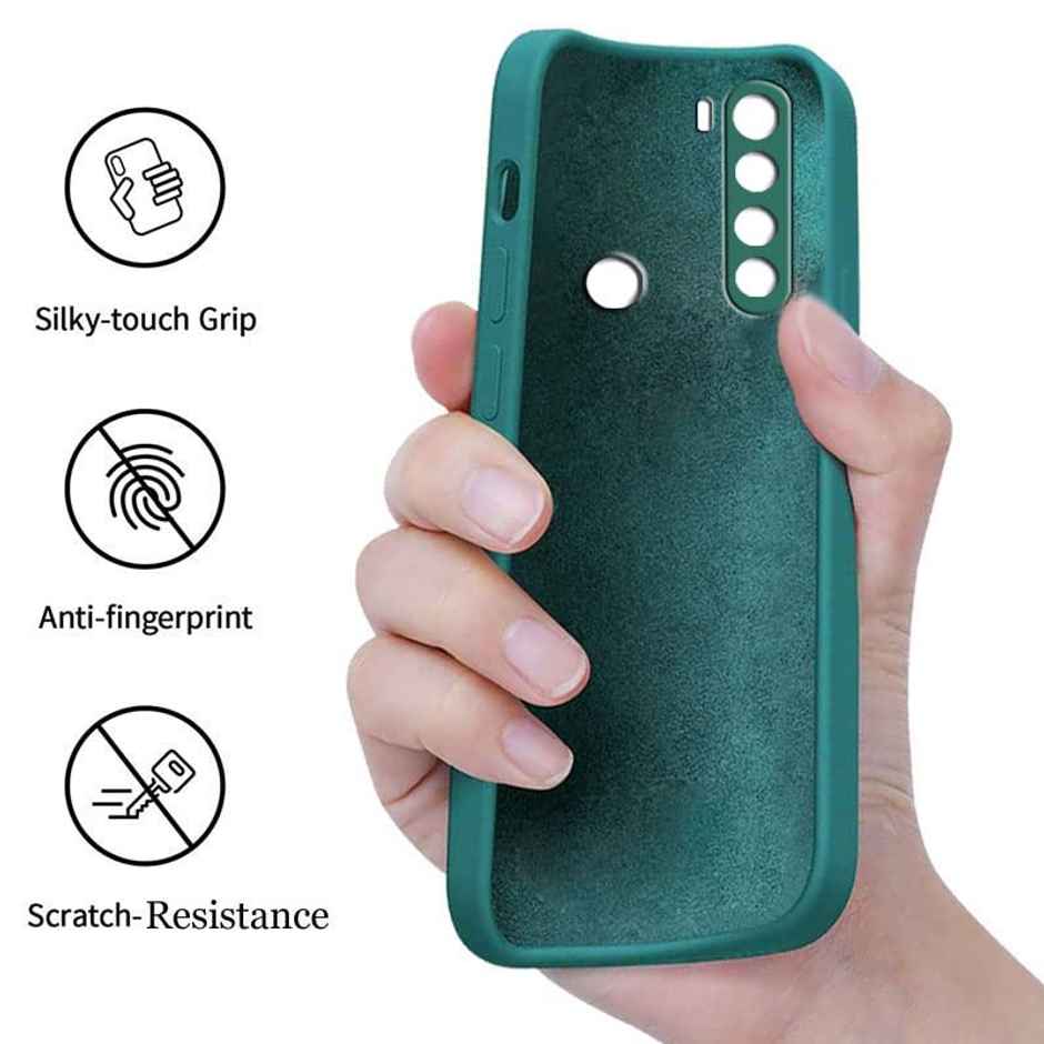 Artistque Case for Redmi Note 8 Back Cover - Plain Liquid Silicone Cover