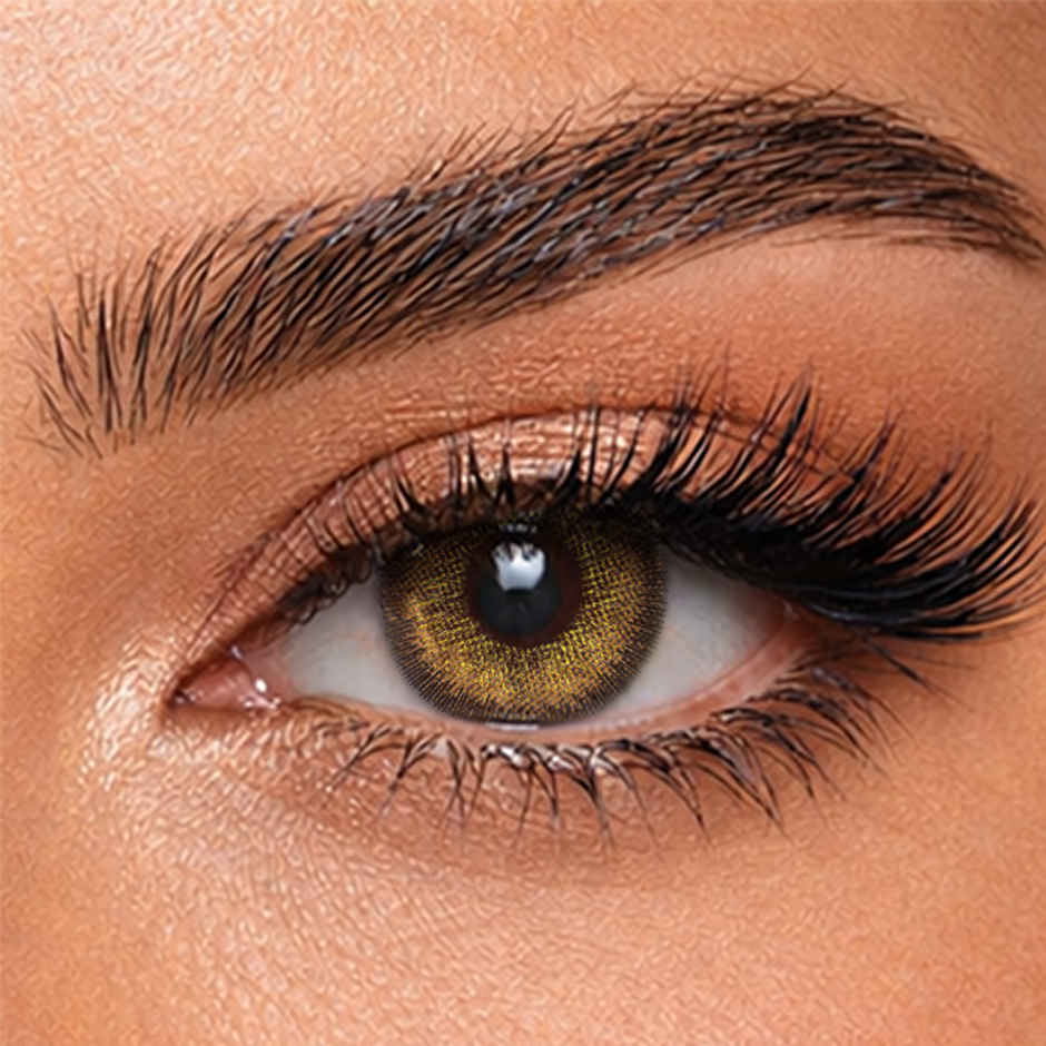 Aquacolor Premium Contact with Zero Power Monthly Disposable Lens Dusky Brown