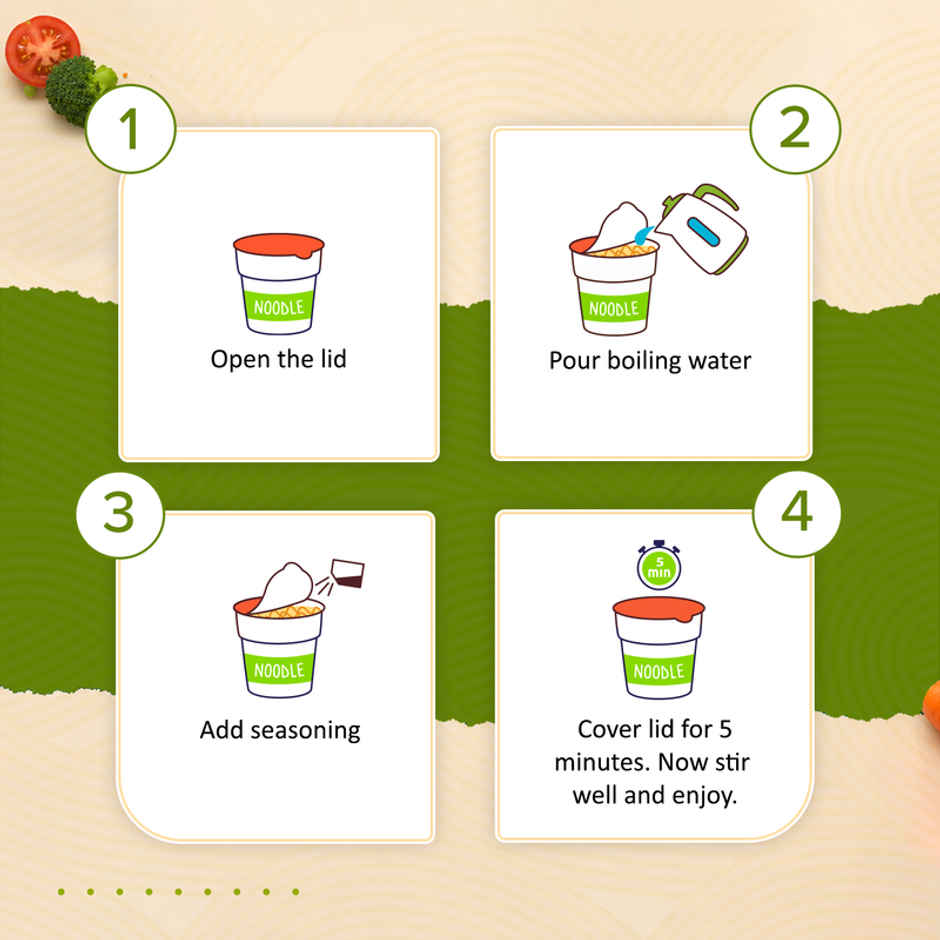 Wai Wai Ready To Eat Cup Noodles Veg