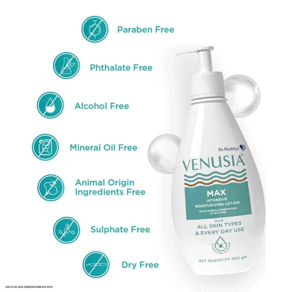 Venusia Max Intensive Moisturizing Lotion 300mL
