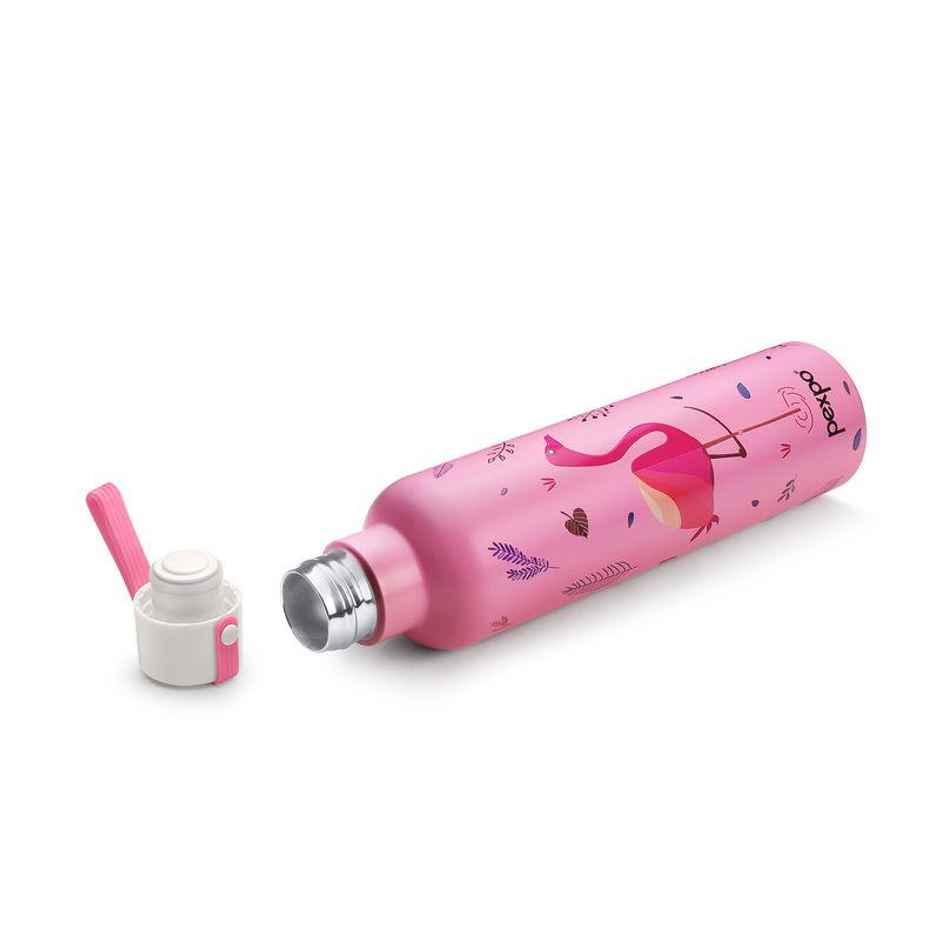 Pexpo 24 Hrs Hot & Cold Isi Certified Oslo With Printed Design Vacuum Insulated Bottle 750 ml Flask