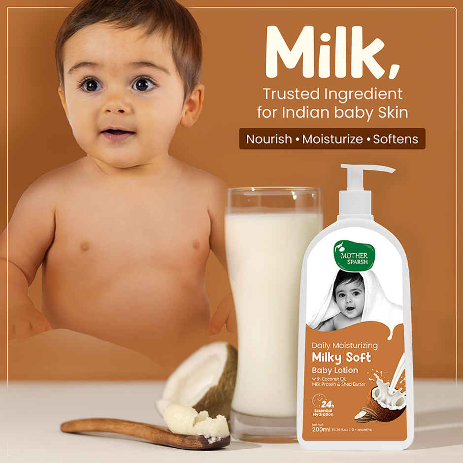 Mother Sparsh Milky Soft Baby Lotion