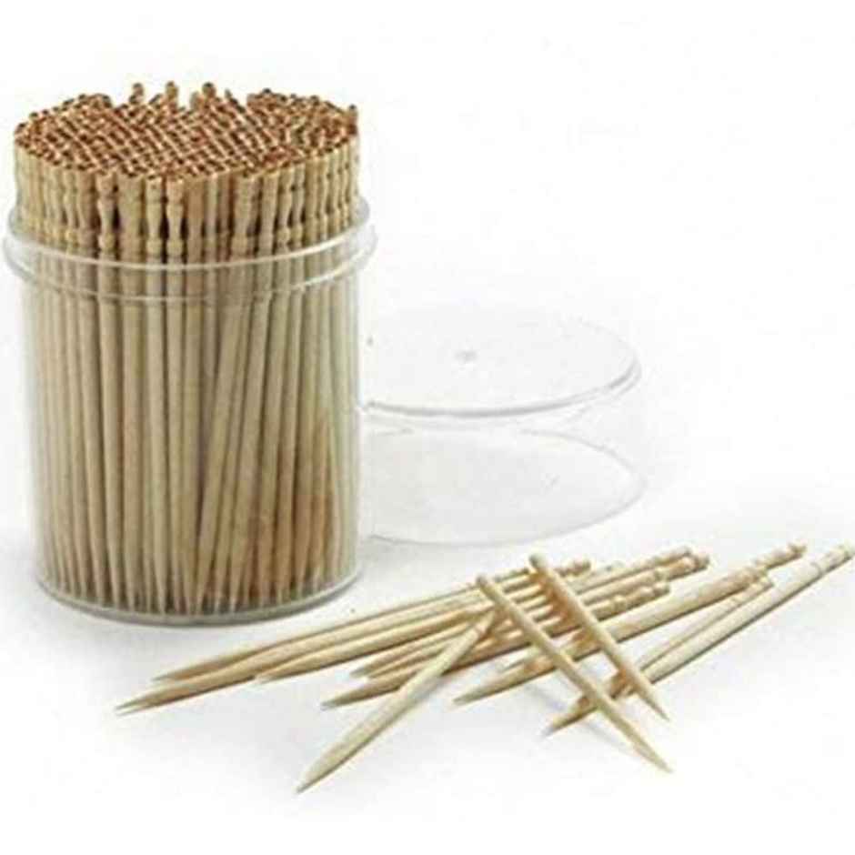 Tempware Wooden Toothpick With Box | 50Pcs