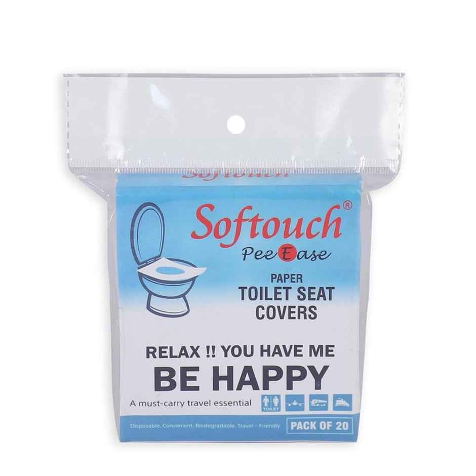Softouch Disposable Toilet Seat Covers 20 Sheets Hygienic And Convenient Toilet Covers For Travel