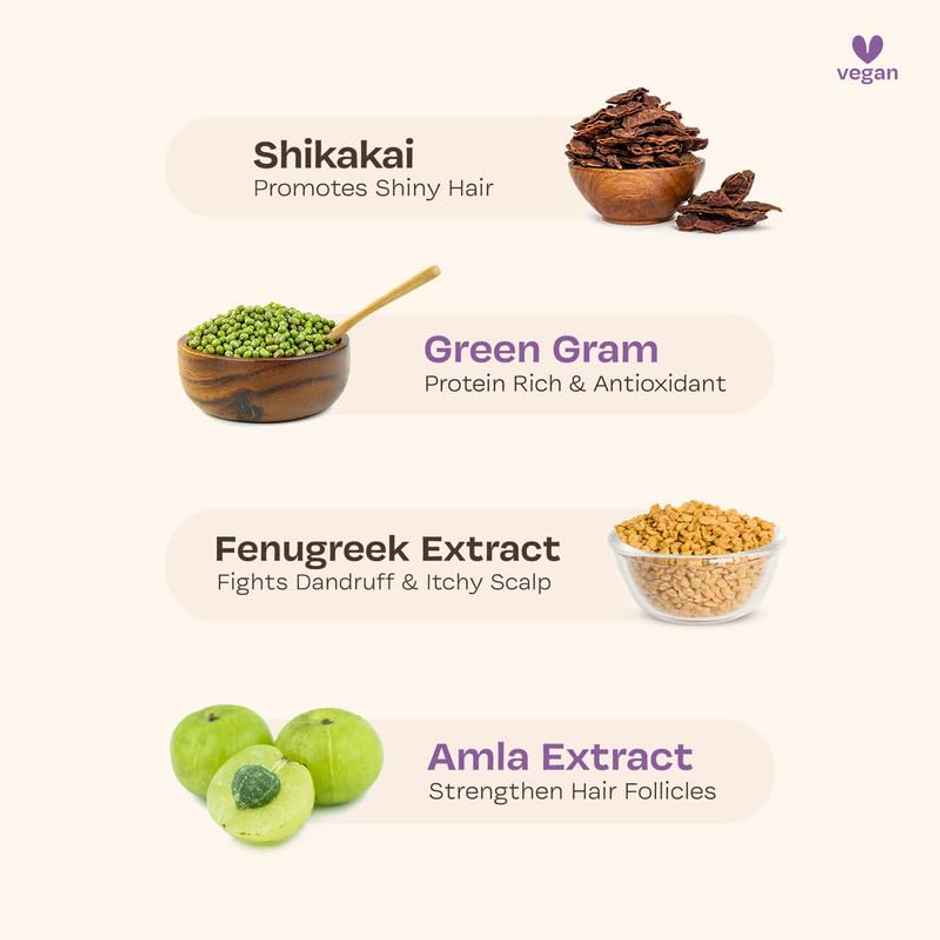 Maate Baby Shampoo Deep Cleanses, Nourishes Scalp & Hair Shikakai & Amla Baby For Kids 0-12 Years