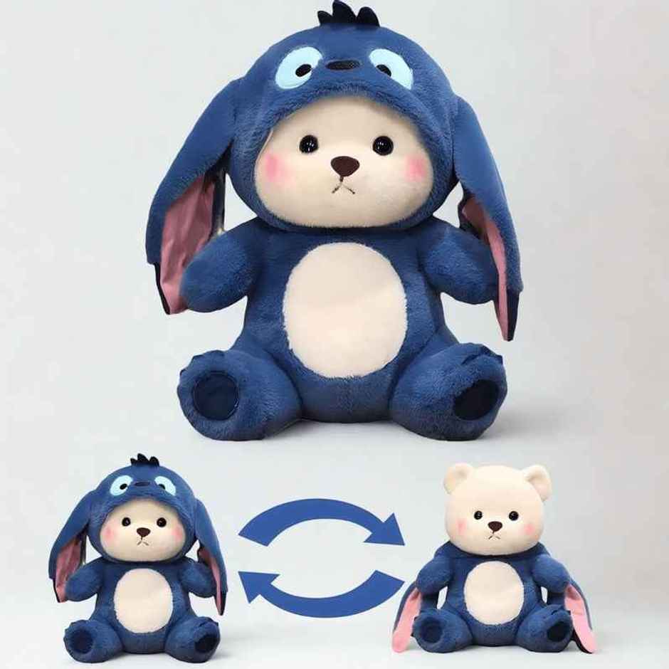 Fablue Blue Lovable Huggable Soft Toy For Kids - Elegant Soft Plush Toy