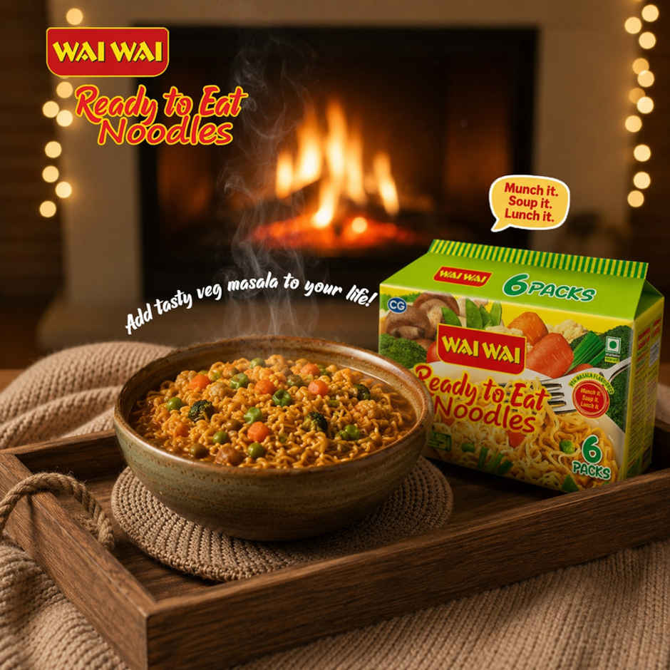 Wai Wai Ready to Eat Noodles | Veg | 6 in 1
