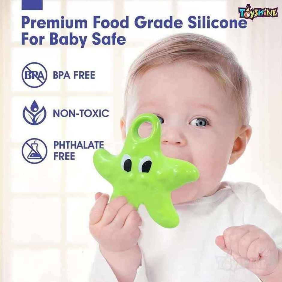 Toyshine Baby Rattle & Teether Set | 7 Non-Toxic Toys for Newborns
