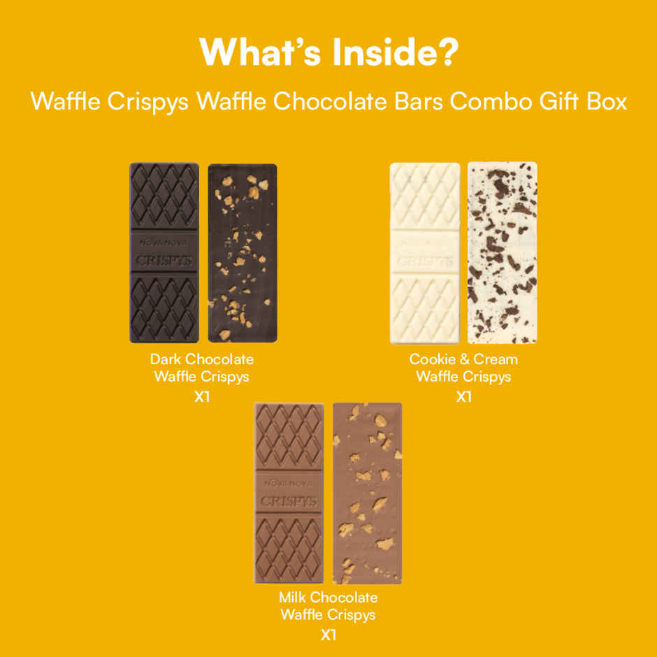 Nova Nova Waffle Crispys Chocolate Gift Box- Pack Of 3