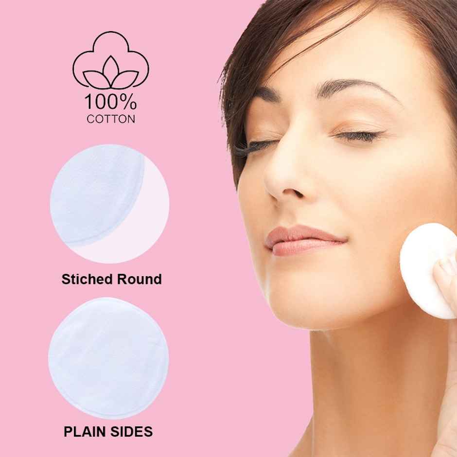 Bronson Professional Round Facial Cotton Pads For Applying & Removing Makeup | Sensitive Skin
