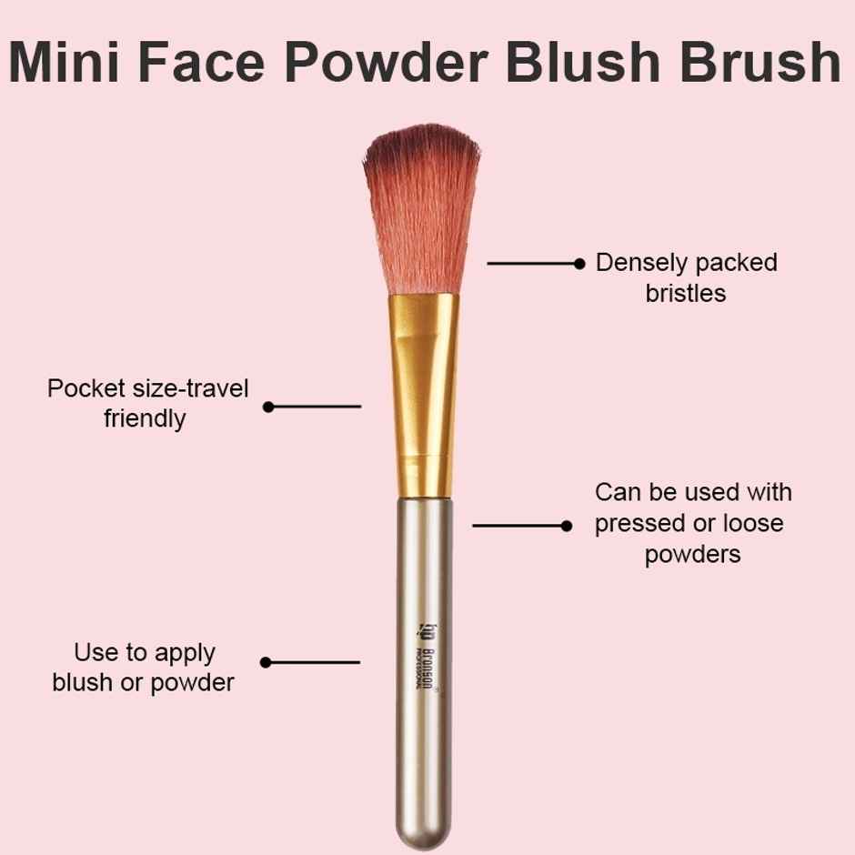 Bronson Professional Soft Fluffy Face Powder & Blush Makeup Brush for Flawless Blending