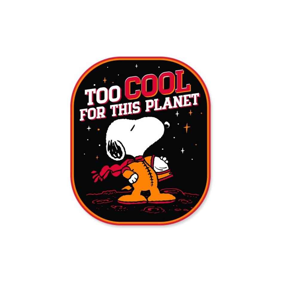 House Of Festivals Too Cool For This Planet - Peanuts Official Sticker