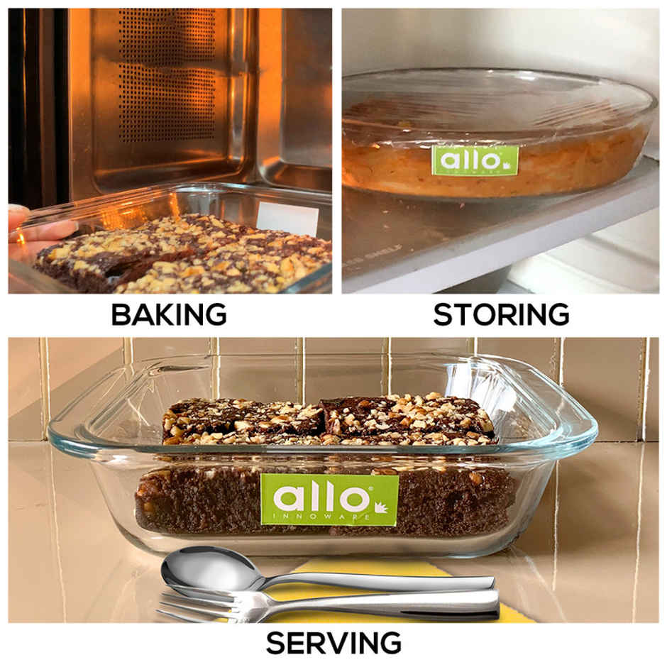 Allo Glass Baking Dish | Square | 1.8 L