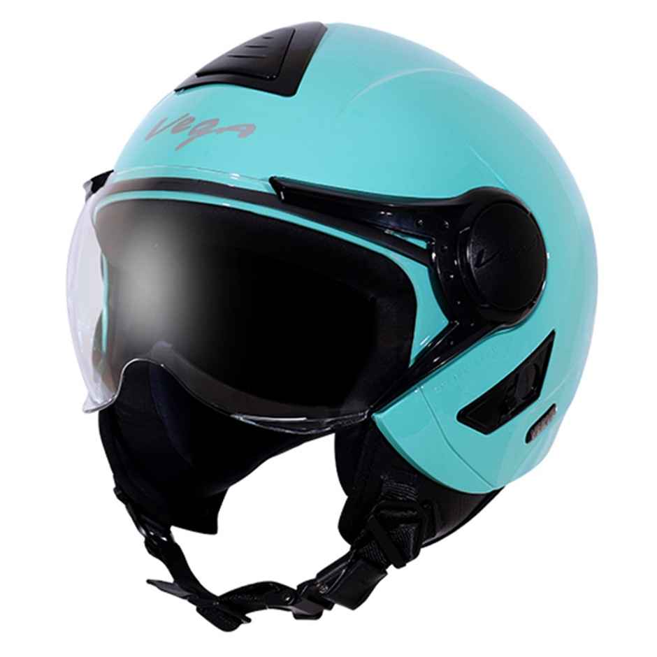 Vega Verve Lightweight Open Face Helmet for Women- Mint Helmet - M