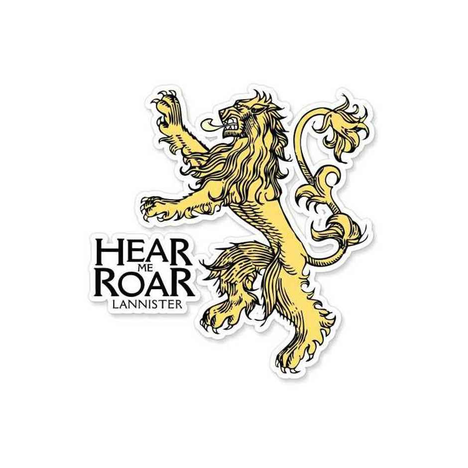 House of Festivals Hear Me Roar - Game of Thrones Official Sticker