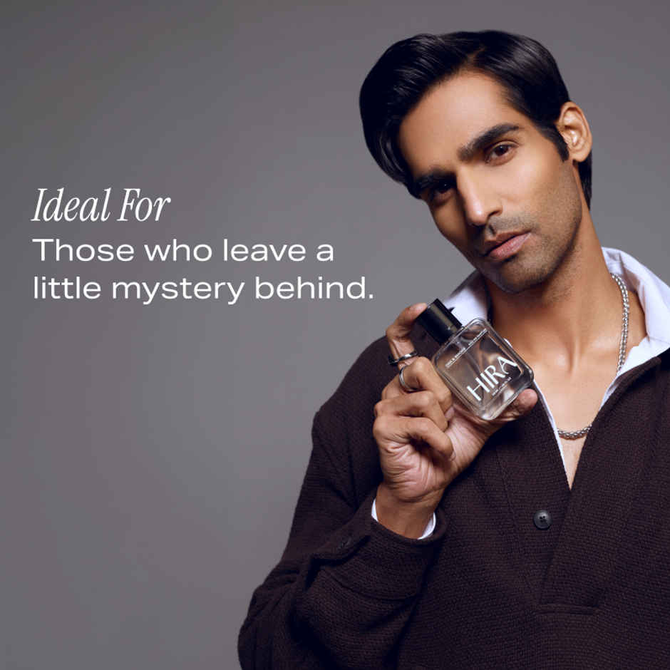HIRA Oak & Smoke Eau De Perfume For Men | Leather & Cardamom Notes