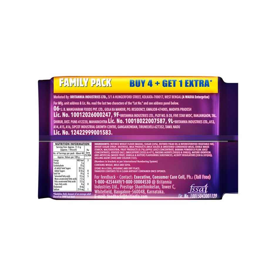 Britannia Treat Jim Jam Naughty Jam creme Biscuits | Trans Fat-free