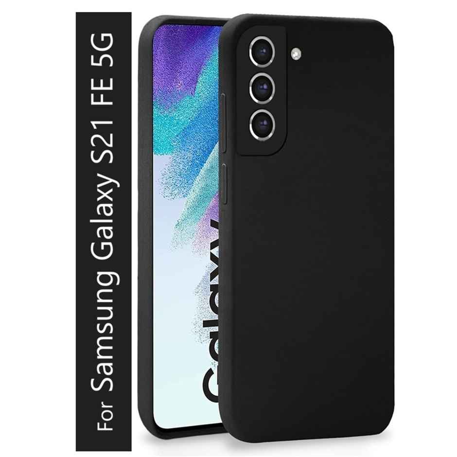 Kwine Case Samsung Galaxy S21 FE 5G Back Cover - Soft Silicone Case