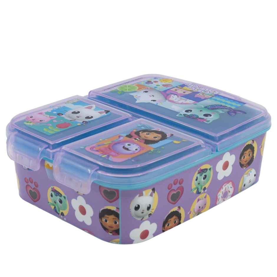 Striders Multi Compartment Rectangular Sandwich Box Gabby'S Dollhouse | XL