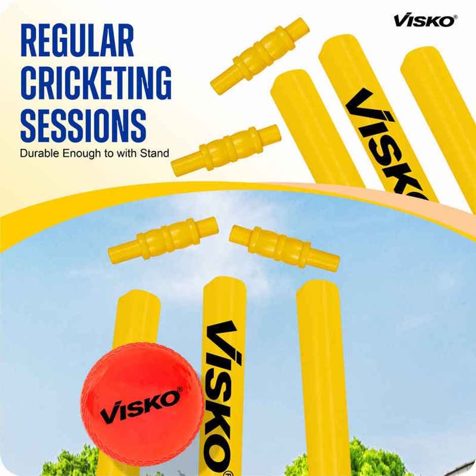 Visko Plastic Full Size Wicket Set