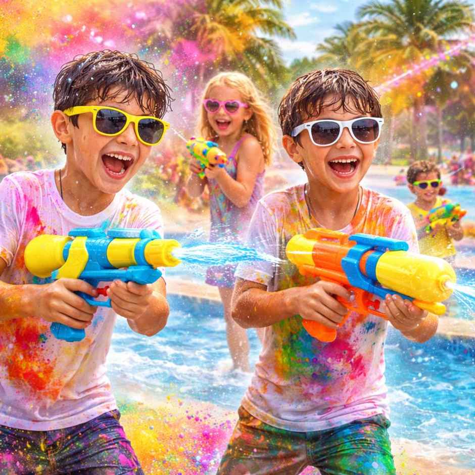 Storio Manual Water Gun for Kids | Outdoor Pool & Beach Water Toy | Aqua Rang