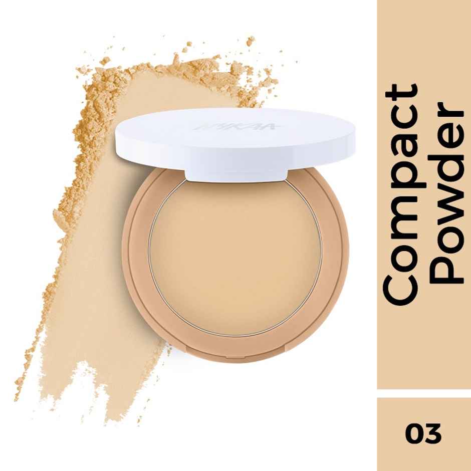 Nykaa Compact Powder - Beige | Upto 12 HR Oil Control