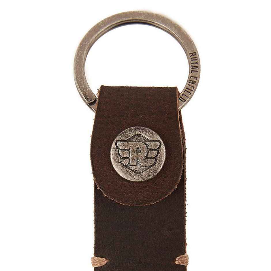 Royal Enfield Metal Hook With RE Wing Key Chain | D. Brown