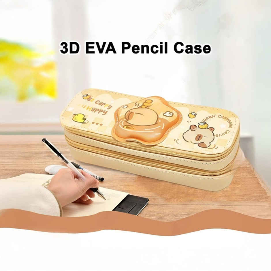 Fablue Capybara Pencil Pouch | Beige