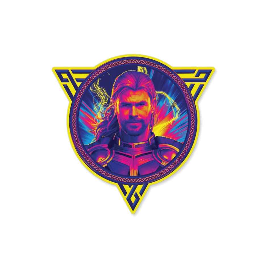 House Of Festivals Gamora Chibi - Marvel Official Sticker (1pc) & House Of Festivals Thor- Neo Pop - Marvel Official Sticker (1pc) Combo