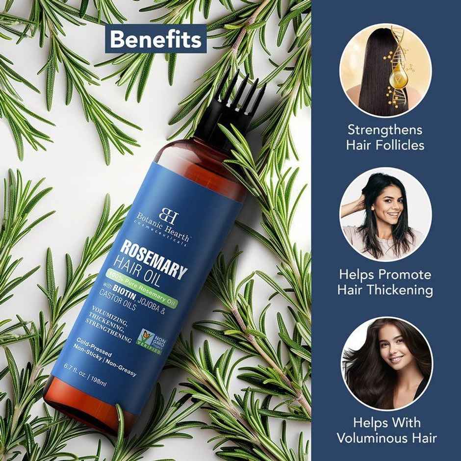 Botanic Hearth 100% Pure Rosemary Hairoil