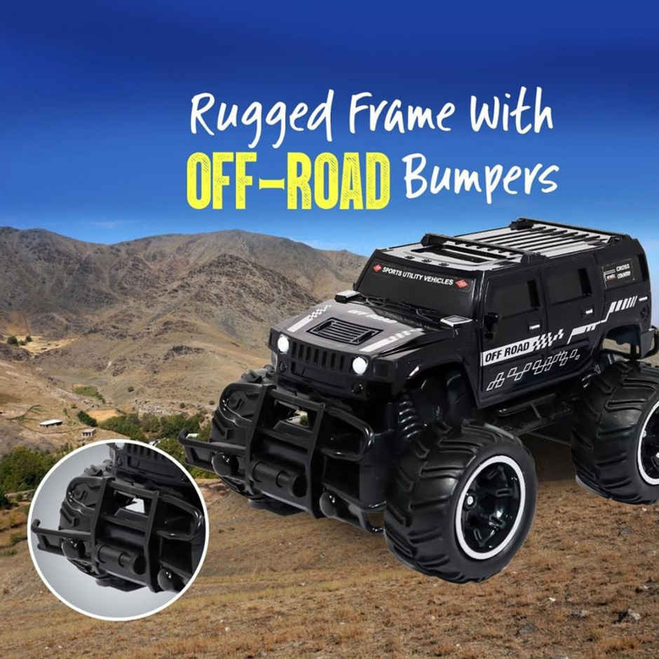 Fablue Off Road Remote Control Car for Kids - Adventure Rugged Suv Car Toy