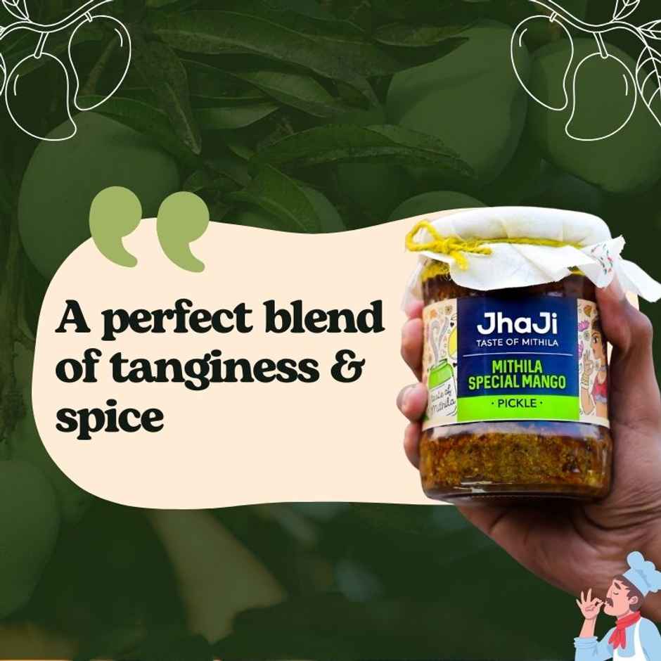 JhaJi Taste of Mithila Special Mango Pickle | Bihari Aam ka Aachar