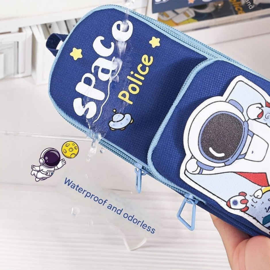 Fablue Astronaut Police Pencil Pouch | Dark Blue