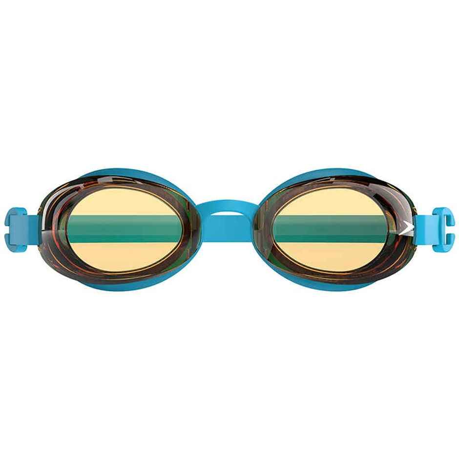 Speedo Unisex Kids Jet 2.0 Anti Fog coated lens Swim Goggles | Blue - 6-14 Years