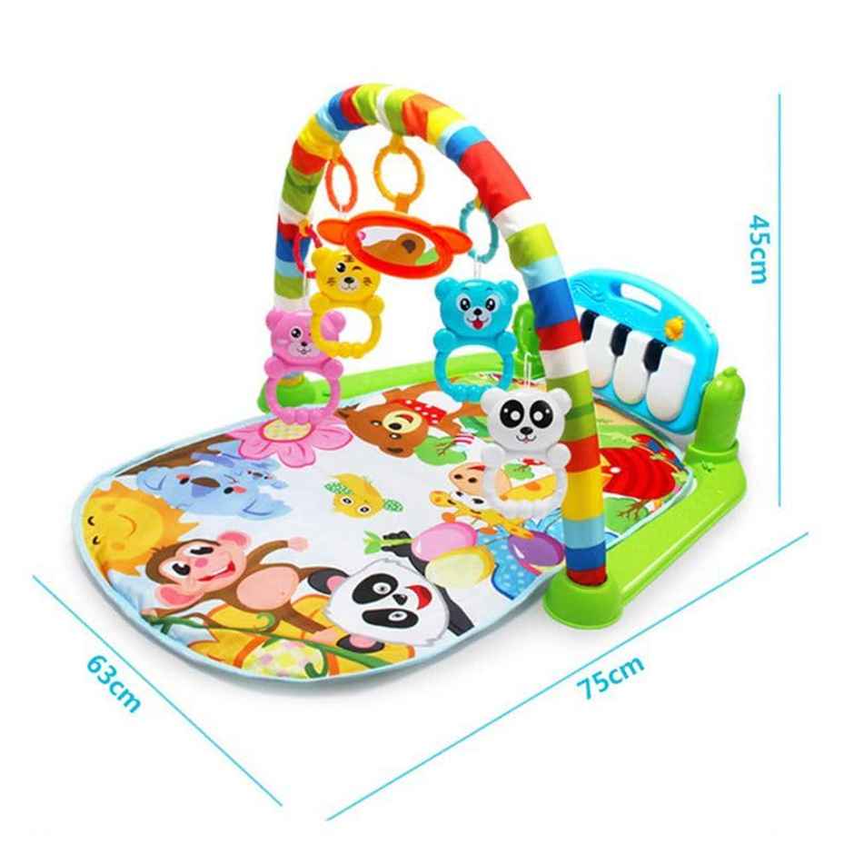 Storio Kick and Play Baby Gym Mat | Newborn Activity Playmat for Tummy Time
