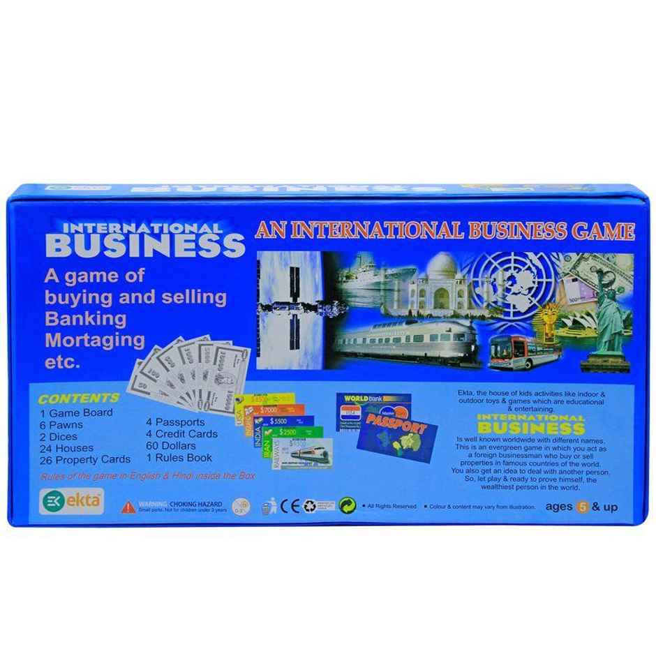 Ekta International Business Family Board Game,Monopoly Game Of Buying & Selling Banking,Indoor Game